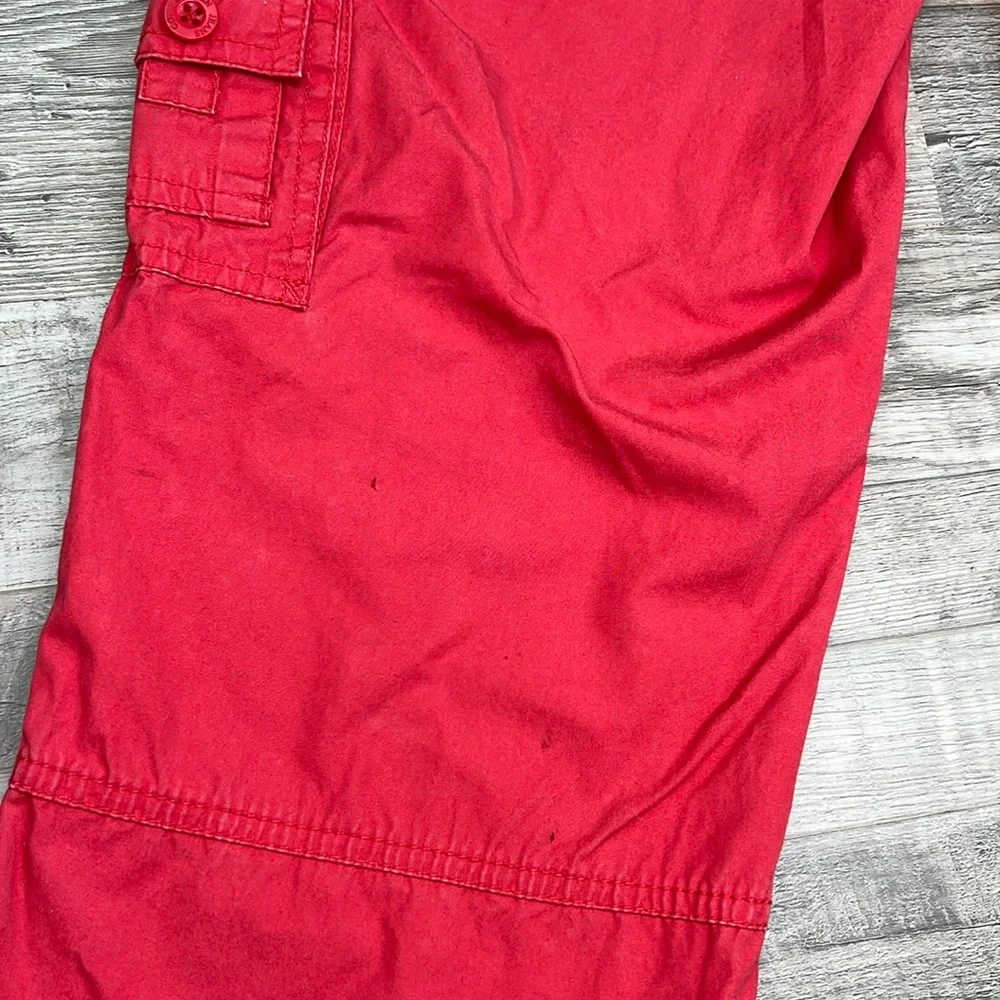 Ralph Lauren Red Cargo Cropped Pants 4